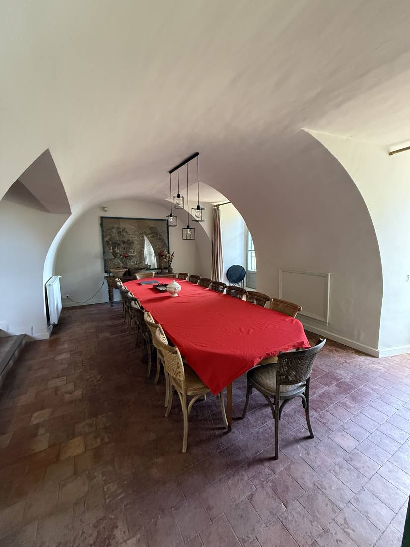 La salle à manger voûtée